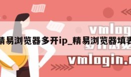 精易浏览器多开ip_精易浏览器填表