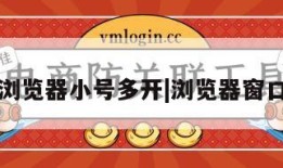 网页浏览器小号多开|浏览器窗口多开