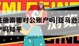 亚马逊注册需要对公账户吗|亚马逊注册需要对公账户吗知乎