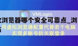 免费指纹浏览器哪个安全可靠点_浏览器指纹检测网站