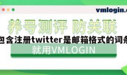 包含注册twitter是邮箱格式的词条