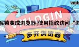 指纹解锁变成浏览器|使用指纹访问“浏览器”