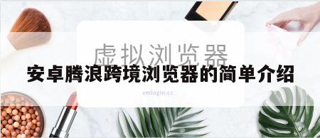 安卓腾浪跨境浏览器的简单介绍