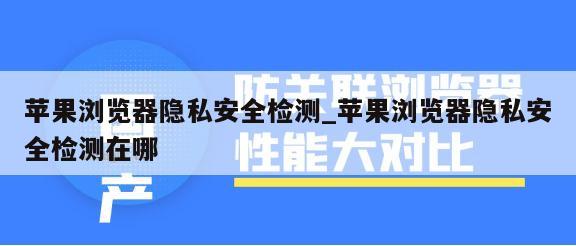 苹果浏览器隐私安全检测_苹果浏览器隐私安全检测在哪