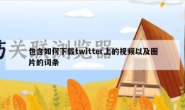 包含如何下载twitter上的视频以及图片的词条