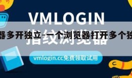 浏览器多开独立-一个浏览器打开多个独立窗口