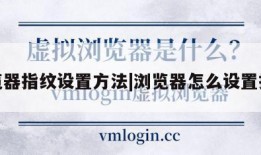 浏览器指纹设置方法|浏览器怎么设置指纹