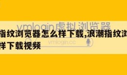 浪潮指纹浏览器怎么样下载,浪潮指纹浏览器怎么样下载视频
