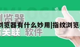 指纹浏览器有什么妙用|指纹浏览器ads